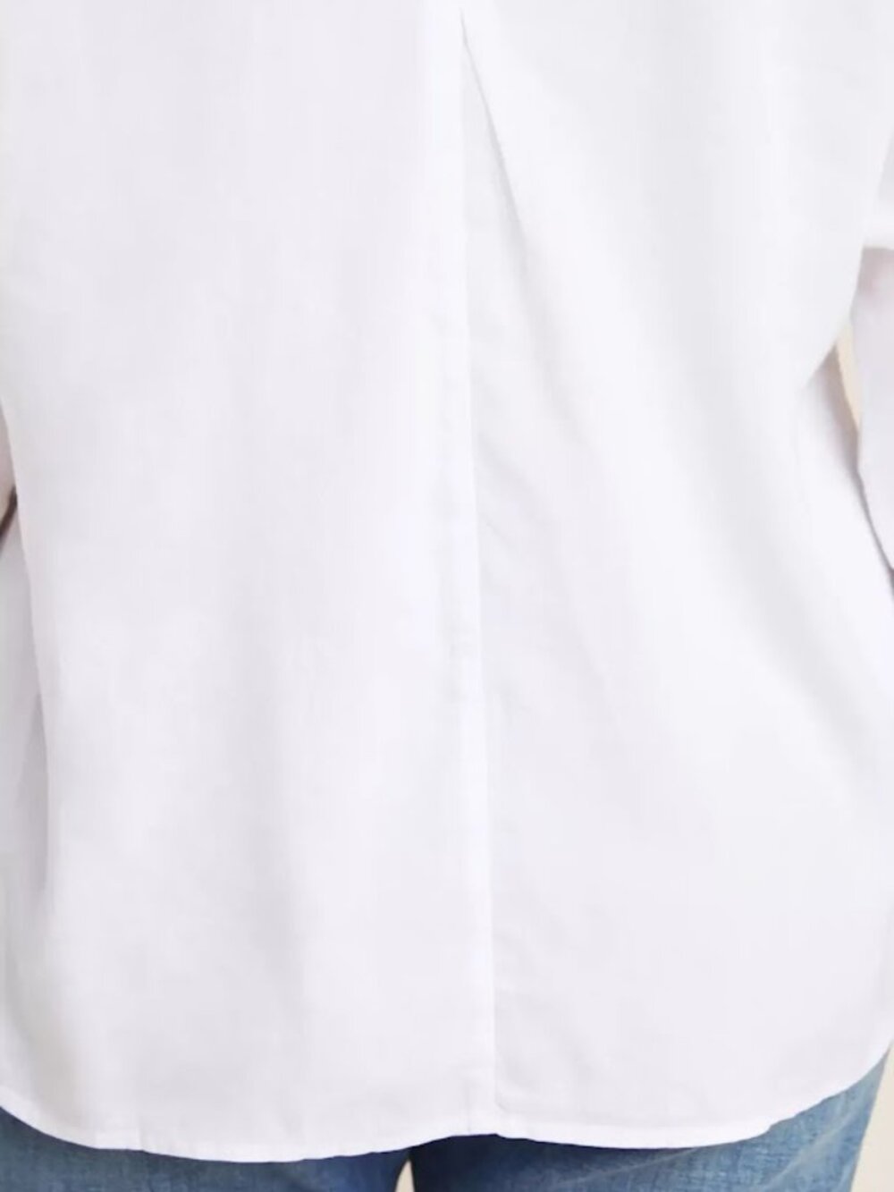 Cloth & Stone by Anthropologie Landry White Button Down Top Blouse  S - Picture 6 of 7